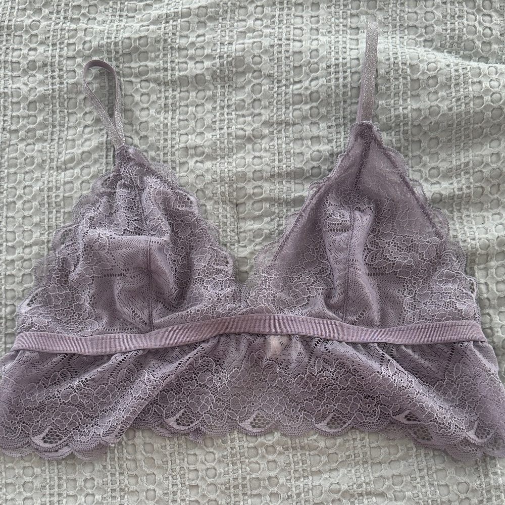 Aerie Lavender Lace Bralette